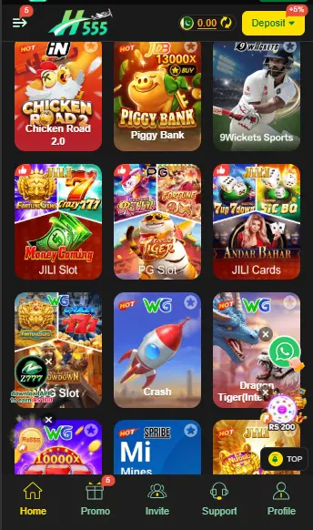 h555 game 