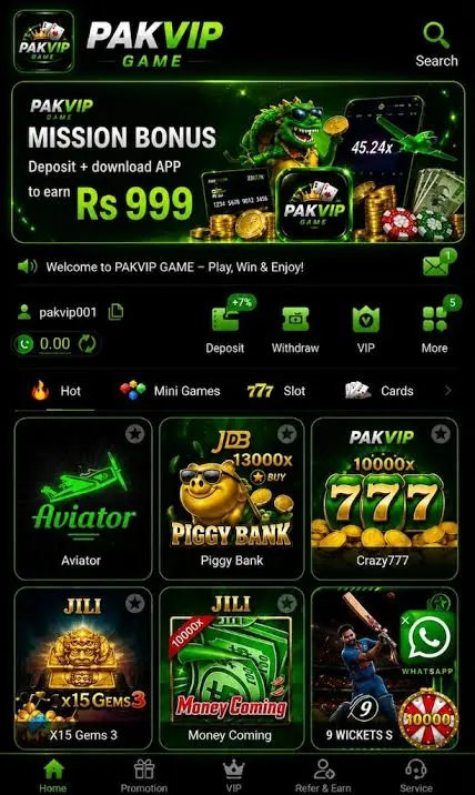 Pak Vip Games download